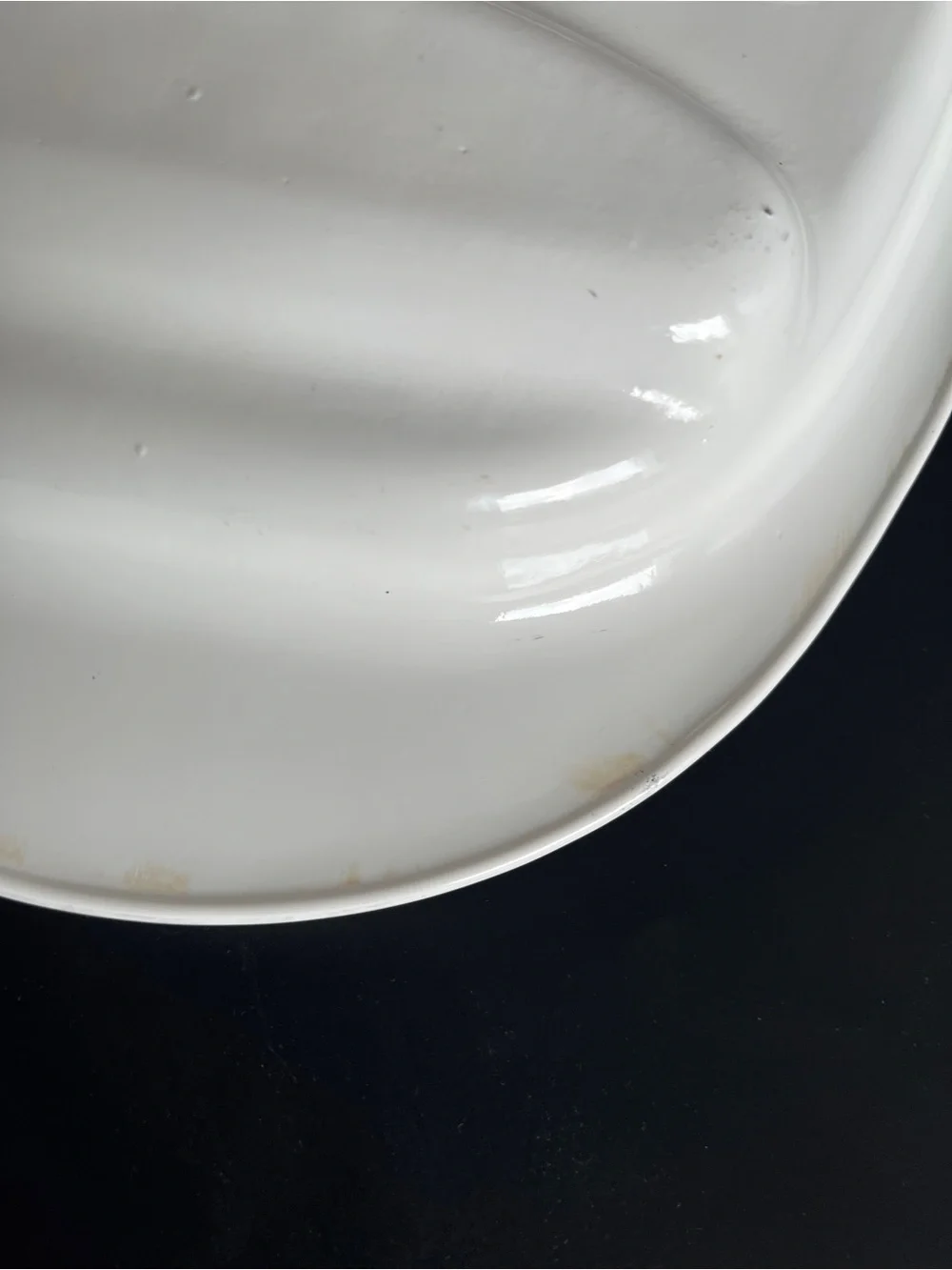 Vintage 60s Corning Ware Blue Cornflower P-19 Bakeware Roasting Platter 16x10x2